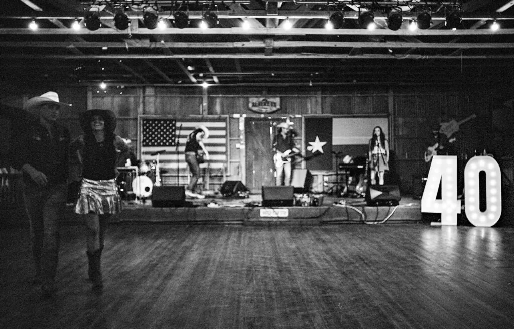 All Hat No Cadillac performing at a private event in Albert, TX
