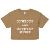 Cowboys and Country Music - Women’s crop top - Image 2