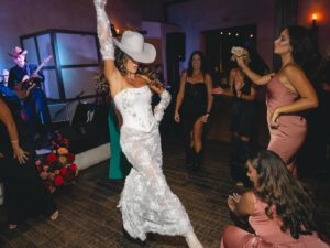 A Country Bride listening to All Hat No Cadillac Play the Best Country Wedding Songs