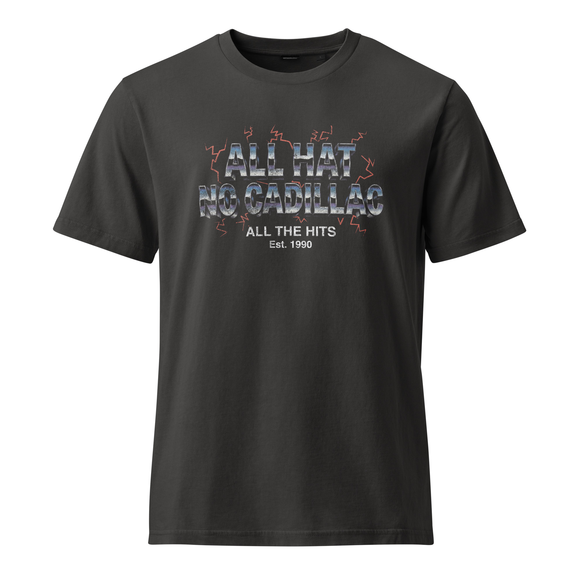 Vintage Chrome Plated All Hat No Cadillac T-Shirt